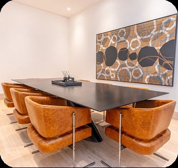Sala de reuniões do escritório em Brasília